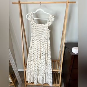 Smock top maxi dress, off the shoulder or strap dress